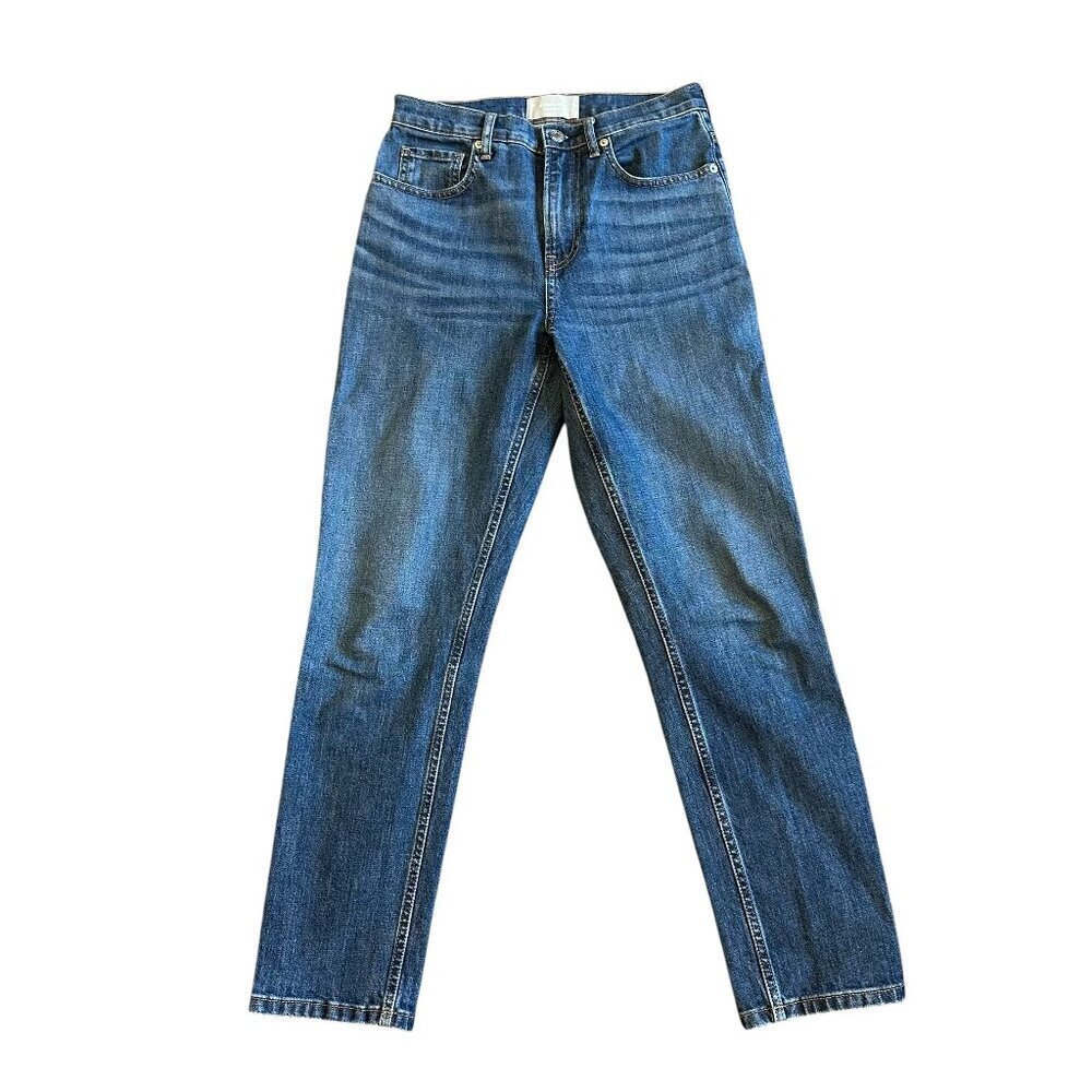 Everlane The Cheeky Jean Dark Wash Denim Straight Leg Size 26 Regular Women's